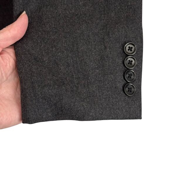 J.Crew Ludlow Men’s 40R Grey 100% Italian Wool Blazer – Modern Fit 3 Button - Picture 5 of 12